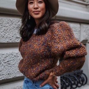 Zara size small Multicolor Speckled Women's Sweater influencer favorite